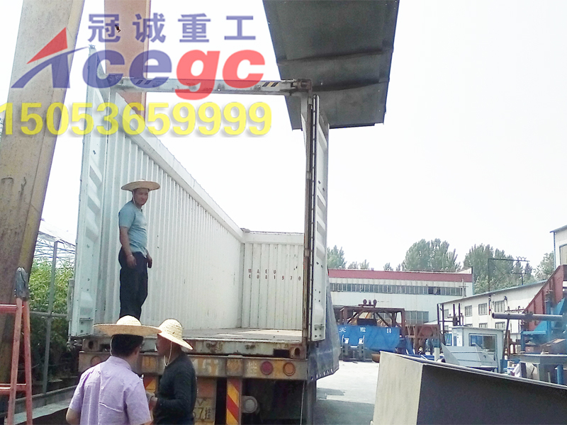鏈斗式淘金船產(chǎn)品介紹、裝箱圖片